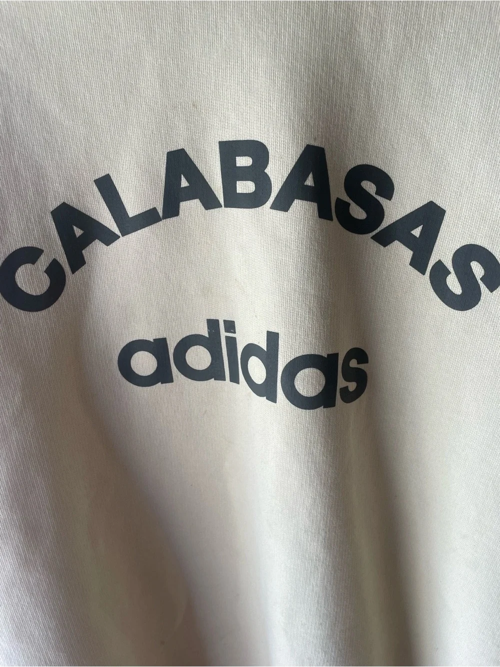 Yeezy Season 5 Adidas Calabasas Crewneck Sweatshirt Medium - Jupiter / Cream